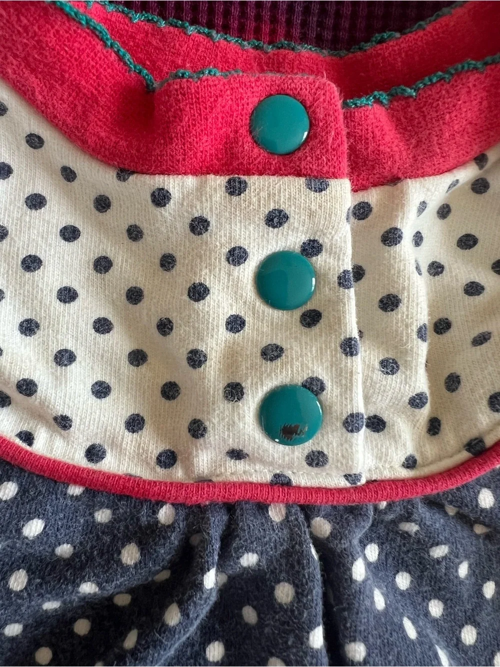 Vintage 90s Gymboree Polka Dot Pant Set 100% Cotton Retro Baby
